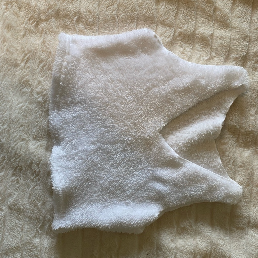 Cozy White Fuzzy Vest